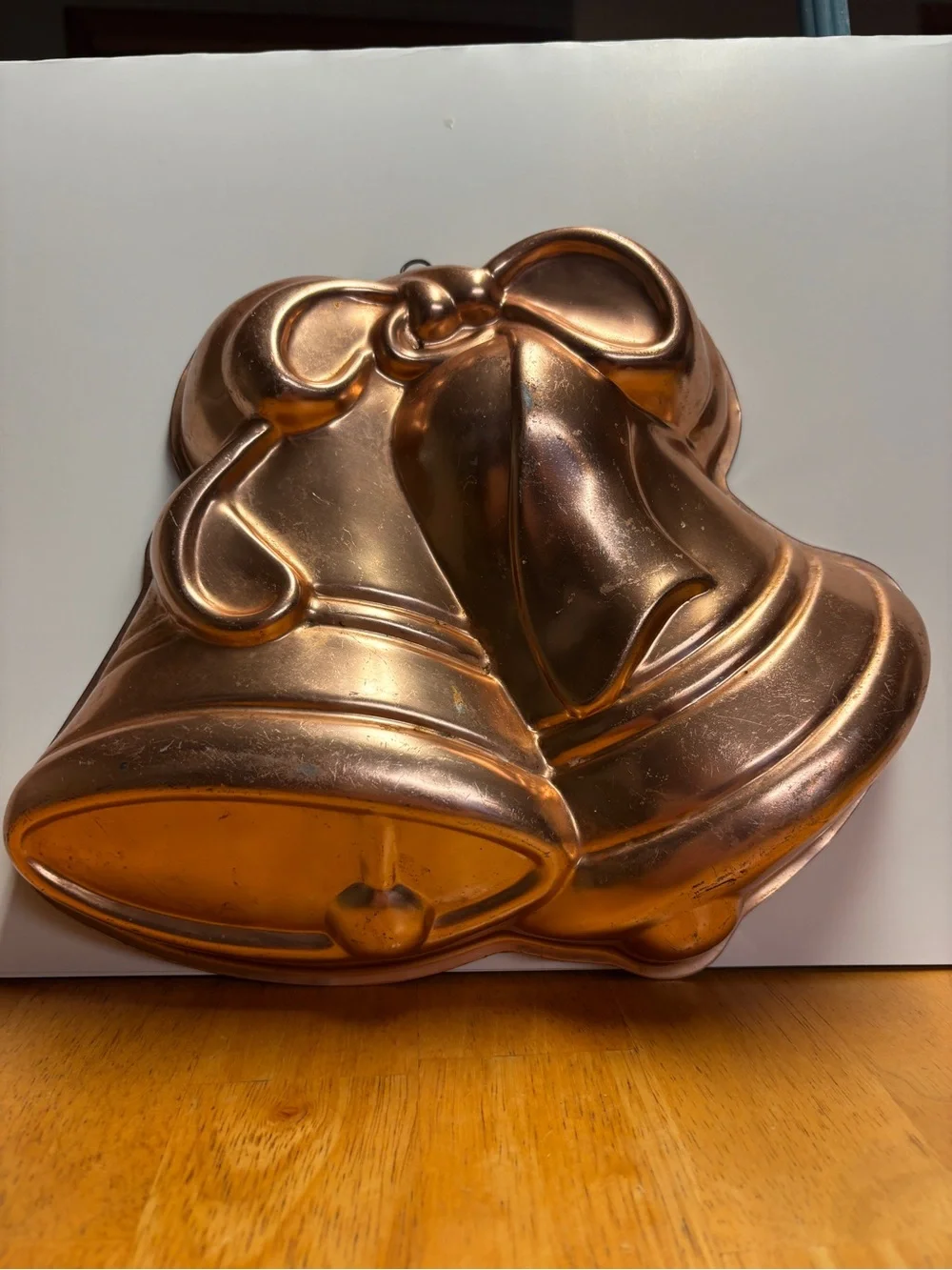 Copper-Tone Decorative Bell Wall Hanging